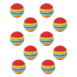 Maxbell 10Pcs Elastic Golf Sponge Balls Indoor Outdoor Practice Training Aids 63mm - Aladdin Shoppers