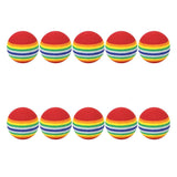 Maxbell 10Pcs Elastic Golf Sponge Balls Indoor Outdoor Practice Training Aids 63mm - Aladdin Shoppers