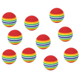 Maxbell 10Pcs Elastic Golf Sponge Balls Indoor Outdoor Practice Training Aids 63mm - Aladdin Shoppers