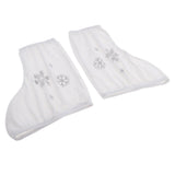 Maxbell 4pcs Ice Skate Boot Covers Protector for Figure Skating Velvet