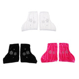 Maxbell 4pcs Ice Skate Boot Covers Protector for Figure Skating Velvet