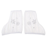 Maxbell 4pcs Ice Skate Boot Covers Protector for Figure Skating Velvet