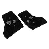 Maxbell 4pcs Ice Skate Boot Covers Protector for Figure Skating Velvet