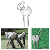 Maxbell Portable Golf Divot Repair Tool Zinc Alloy Putting Green Fork Groove Cleaner - Aladdin Shoppers