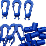 Maxbell 20pcs Plastic Hook Bungee Cord Karabiner Hook for Scuba Diving - Aladdin Shoppers