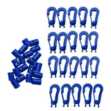 Maxbell 20pcs Plastic Hook Bungee Cord Karabiner Hook for Scuba Diving - Aladdin Shoppers