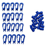 Maxbell 20pcs Plastic Hook Bungee Cord Karabiner Hook for Scuba Diving - Aladdin Shoppers