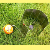 Maxbell Aluminium Alloy Folding Camping Wind Shield Screen Windshield 104 x 24cm - Aladdin Shoppers