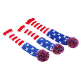 Maxbell 3Pcs/set Golf Headcover Knit Pom Pom Vintage Head Cover #1 3 5 Long Neck Knit Sock Golf Club Head Covers - Aladdin Shoppers