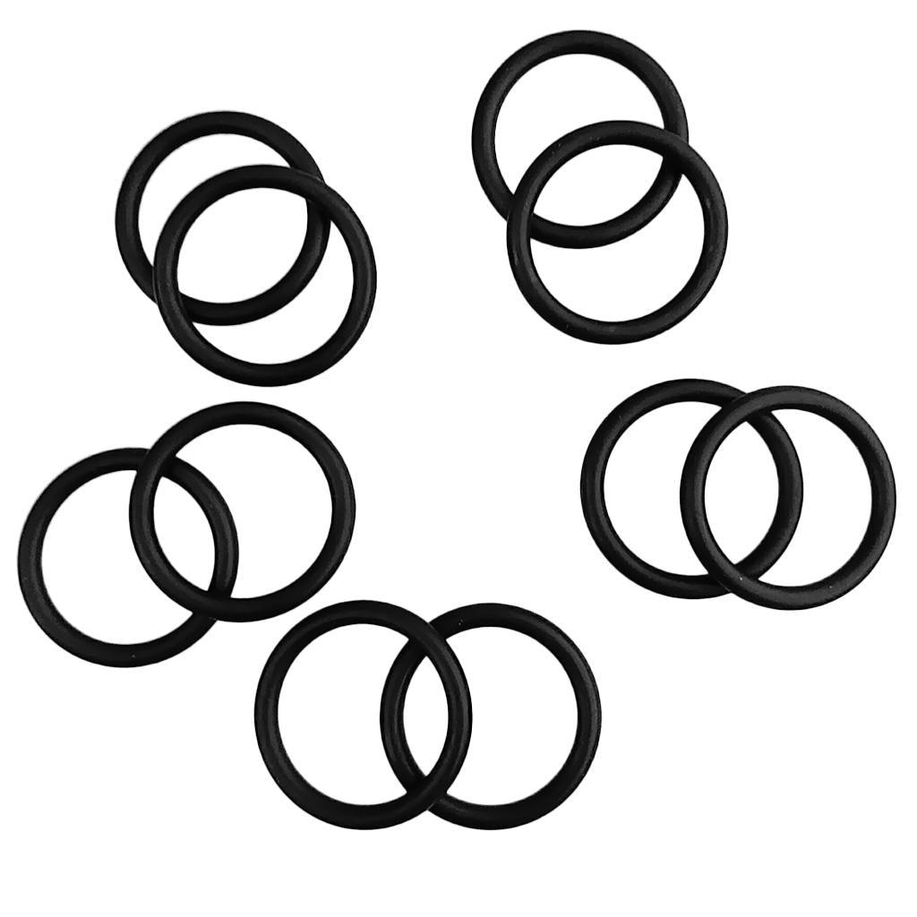 Maxbell Maxbell 10Pcs Scuba Diving Dive Standard Tank NBR Nitrile Rubber O-Rings Replacement