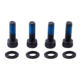 8 Pieces Bike Disc Brake Mount Adapter Steel Screws with Washers