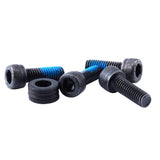 8 Pieces Bike Disc Brake Mount Adapter Steel Screws with Washers