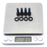 8 Pieces Bike Disc Brake Mount Adapter Steel Screws with Washers