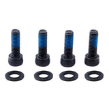 8 Pieces Bike Disc Brake Mount Adapter Steel Screws with Washers