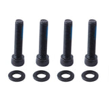 8 Pieces Bike Disc Brake Mount Adapter Steel Screws with Washers