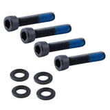 8 Pieces Bike Disc Brake Mount Adapter Steel Screws with Washers
