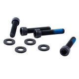 8 Pieces Bike Disc Brake Mount Adapter Steel Screws with Washers