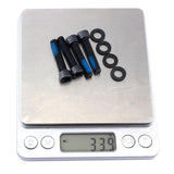 8 Pieces Bike Disc Brake Mount Adapter Steel Screws with Washers