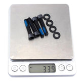 8 Pieces Bike Disc Brake Mount Adapter Steel Screws with Washers