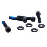 8 Pieces Bike Disc Brake Mount Adapter Steel Screws with Washers