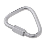 Maxbell Maxbell Marine Grade 316 Stainless Steel Scuba Diving BCD Triangle Hook Quick Link Clip - High Strength & Durable