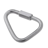 Maxbell Maxbell Marine Grade 316 Stainless Steel Scuba Diving BCD Triangle Hook Quick Link Clip - High Strength & Durable