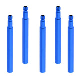 Maxbell 5 Pieces Presta Valve Extender for Fixed Gear Bike/Road Bike Blue 50mm - Aladdin Shoppers