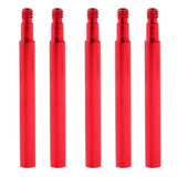 Maxbell 5 Pieces Presta Valve Extender for Fixed Gear Bike/Road Bike Red 60mm - Aladdin Shoppers