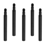 Maxbell Maxbell 5 Pieces Presta Valve Extender for Fixed Gear Bike/Road Bike Black 60mm