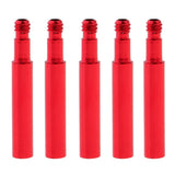 Maxbell 5 Pieces Presta Valve Extender for Fixed Gear Bike/Road Bike Red 40mm - Aladdin Shoppers