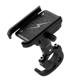 Maxbell Alloy Rotating Bicycle Handlebar Phone Stand Stem Clip Mount Holder Black - Aladdin Shoppers