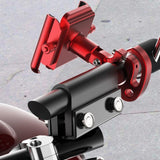 Maxbell Maxbell Alloy Rotating Bicycle Handlebar Phone Stand Stem Clip Mount Holder  Silvery