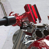Maxbell Maxbell Alloy Rotating Bicycle Handlebar Phone Stand Stem Clip Mount Holder  Silvery