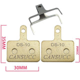 Maxbell Maxbell 1 Pair Metal Mountain Road Bicycle MTB Bike Disc Brake Pads Accessories DS10