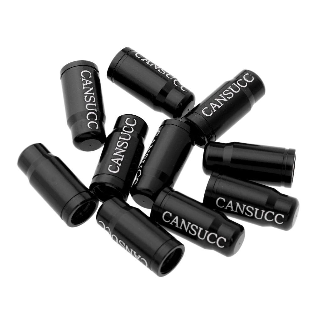 Maxbell Maxbell 10Pcs Bike Valve Cap Dust Cover MTB Road Bicycle Accessories Schrader Black