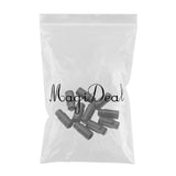 Maxbell 10Pcs Bike Valve Cap Dust Cover MTB Road Bicycle Accessories Schrader Black - Aladdin Shoppers