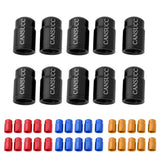 Maxbell 10Pcs Bike Valve Cap Dust Cover MTB Road Bicycle Accessories Presta Black - Aladdin Shoppers