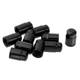 Maxbell Maxbell 10Pcs Bike Valve Cap Dust Cover MTB Road Bicycle Accessories Presta Black