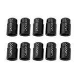 Maxbell 10Pcs Bike Valve Cap Dust Cover MTB Road Bicycle Accessories Presta Black - Aladdin Shoppers