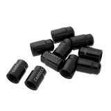 Maxbell 10Pcs Bike Valve Cap Dust Cover MTB Road Bicycle Accessories Presta Black - Aladdin Shoppers