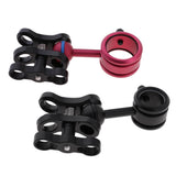 Maxbell Light Holder Clamp Ball Joint Arm Bracket for Diving Flashlight Red 25mm - Aladdin Shoppers