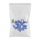 Maxbell Maxbell 10Pcs Bike Valve Cap Dust Cover MTB Road Bicycle Accessories Schrader Blue