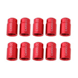 Maxbell 10Pcs Bike Valve Cap Dust Cover MTB Road Bicycle Accessories Presta Red - Aladdin Shoppers