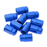 Maxbell 10Pcs Bike Valve Cap Dust Cover MTB Road Bicycle Accessories Presta Blue - Aladdin Shoppers