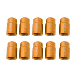 Maxbell 10Pcs Bike Valve Cap Dust Cover MTB Road Bicycle Accessories Presta Gold - Aladdin Shoppers