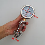 Maxbell Maxbell Accurate Scuba Diving Air Tank Pressure Gauge Checker Cylinder Tanks Tester Parts 0-6000 psi / 0-400 bar