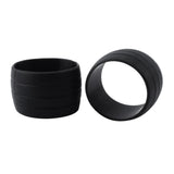 2 Pair Road Bike Drop Bar Fixed Gear Bicycle Handlebar Tape Bundle Ring 03