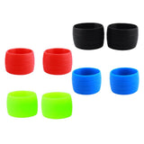 2 Pair Road Bike Drop Bar Fixed Gear Bicycle Handlebar Tape Bundle Ring 02
