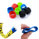2 Pair Road Bike Drop Bar Fixed Gear Bicycle Handlebar Tape Bundle Ring 01