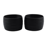 2 Pair Road Bike Drop Bar Fixed Gear Bicycle Handlebar Tape Bundle Ring 01
